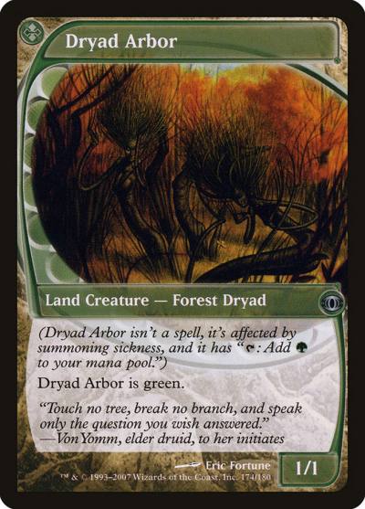 Dryad Arbor FUT-174 Future Sight Magic card