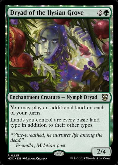 Dryad of the Ilysian Grove M3C-225 Modern Horizons 3 Commander Magic card
