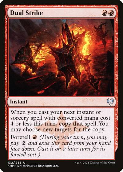 Dual Strike KHM-132 Kaldheim Magic card