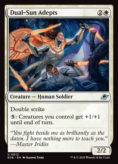 Dual-Sun Adepts EOE-12 Edge of Eternities Magic card