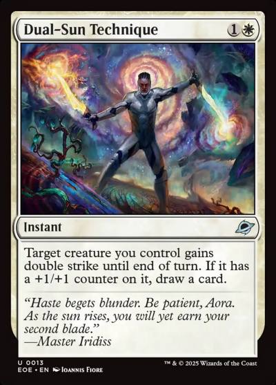 Dual-Sun Technique EOE-13 Edge of Eternities Magic card
