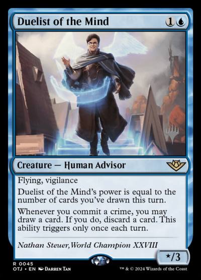 Duelist of the Mind POTJ-45P Outlaws of Thunder Junction Promos Magic card