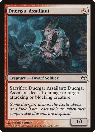 Duergar Assailant EVE-136 Eventide Magic card