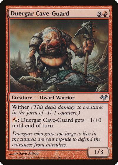 Duergar Cave-Guard 51 Eventide Magic card
