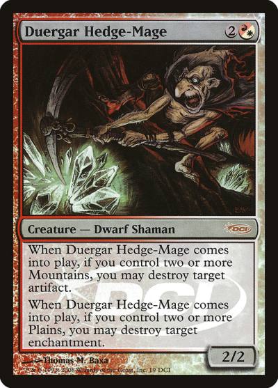 Duergar Hedge-Mage DCI-19 DCI Promos Magic card