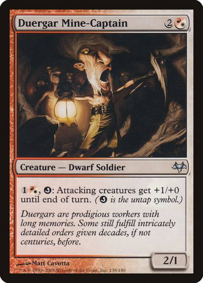 Duergar Mine-Captain 138 Eventide Magic card