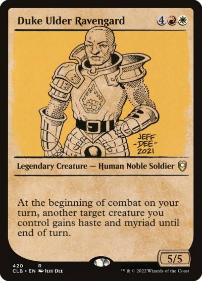 Duke Ulder Ravengard CLB-420 Commander Legends: Battle for Baldur's Gate Magic card
