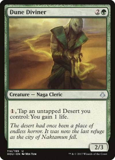 Dune Diviner 114 Hour of Devastation Magic card