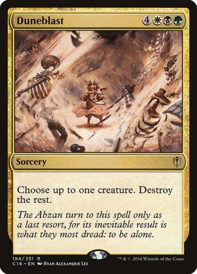 Duneblast C16-194 Commander 2016 Magic card
