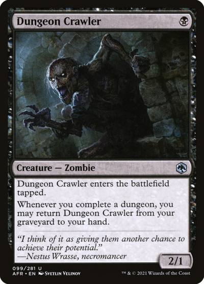 Dungeon Crawler 99 Adventures in the Forgotten Realms Magic card