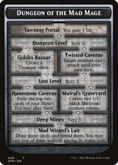 Dungeon of the Mad Mage OAFR-20 Forgotten Realms Oversized Cards Magic card