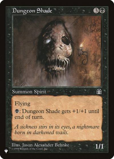 Dungeon Shade PLST-STH-58 The List Magic card