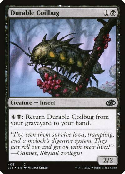 Durable Coilbug J22-408 Jumpstart 2022 Magic card