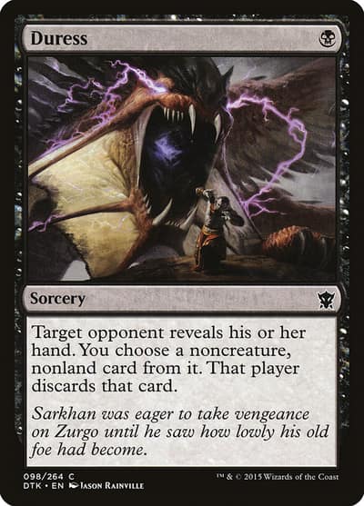 Duress DTK-98 Dragons of Tarkir Magic card