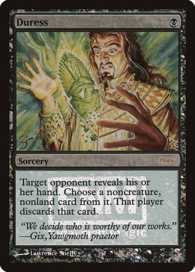 Duress F05-10 Friday Night Magic 2005 Magic card