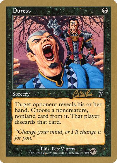 Duress WC02-CR131SB World Championship Decks 2002 Magic card