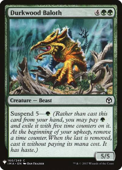 Durkwood Baloth PLST-IMA-160 The List Magic card