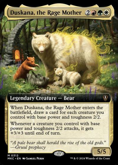 Duskana, the Rage Mother MKC-312 Murders at Karlov Manor Commander Magic card