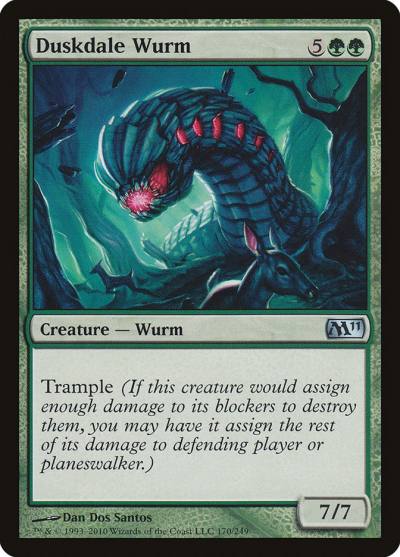 Duskdale Wurm M11-170 Magic 2011 Magic card