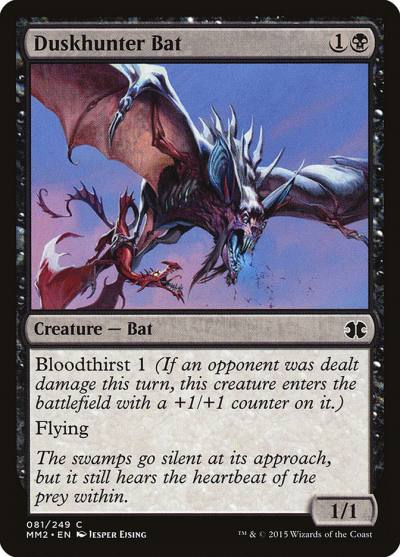 Duskhunter Bat MM2-81 Modern Masters 2015 Magic card