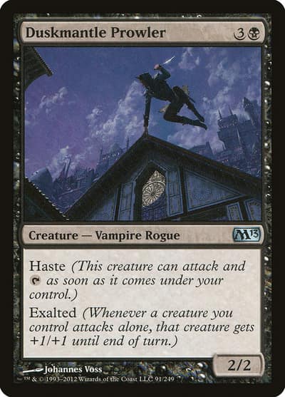 Duskmantle Prowler 91 Magic 2013 Magic card