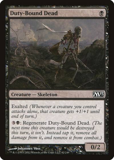 Duty-Bound Dead 92 Magic 2013 Magic card