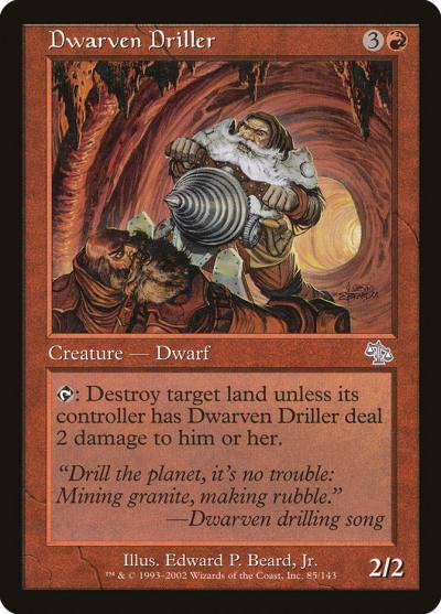 Dwarven Driller JUD-85 Judgment Magic card