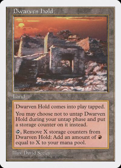 Dwarven Hold 5ED-414 Fifth Edition Magic card