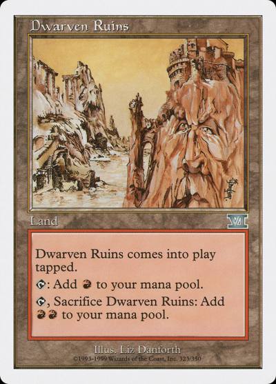 Dwarven Ruins 6ED-323 Classic Sixth Edition Magic card