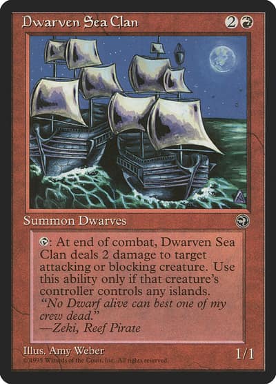 Dwarven Sea Clan HML-71 Homelands Magic card