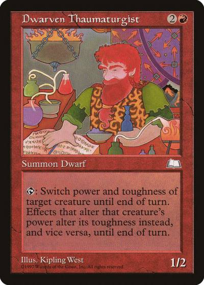 Dwarven Thaumaturgist WTH-98 Weatherlight Magic card
