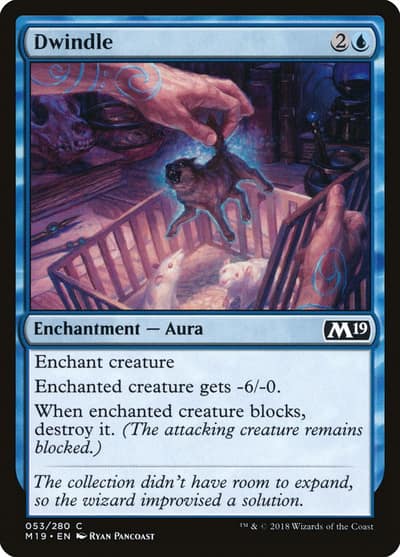 Dwindle M19-53 Core Set 2019 Magic card