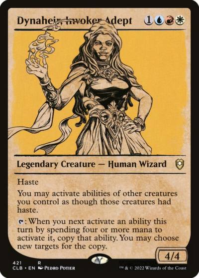Dynaheir, Invoker Adept CLB-421 Commander Legends: Battle for Baldur's Gate Magic card