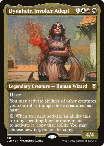 Dynaheir, Invoker Adept CLB-532 Commander Legends: Battle for Baldur's Gate Magic card