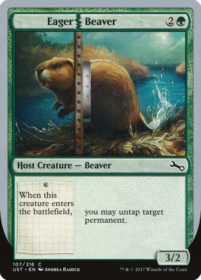 Eager Beaver UST-107 Unstable Magic card