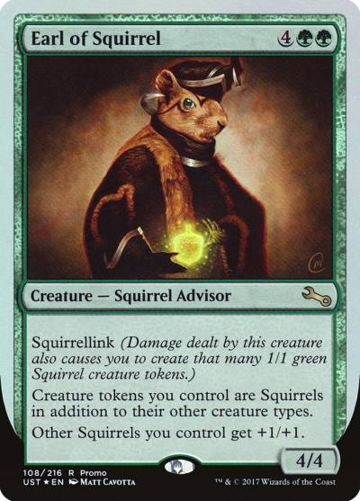 Earl of Squirrel PUST-108 Unstable Promos Magic card