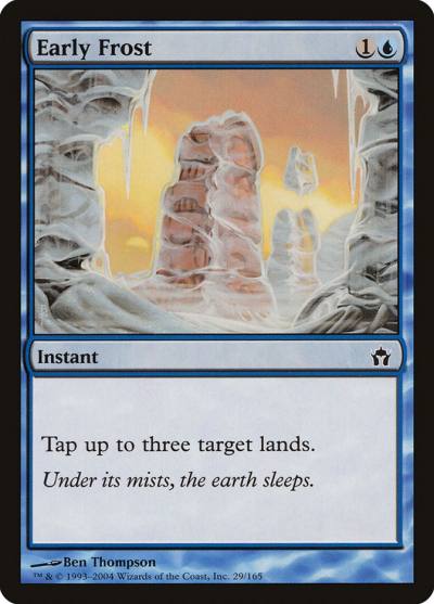 Early Frost 5DN-29 Fifth Dawn Magic card