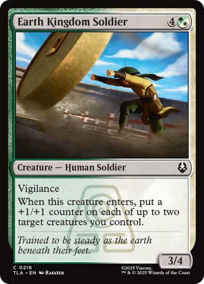 Earth Kingdom Soldier 216 Avatar: The Last Airbender Magic card