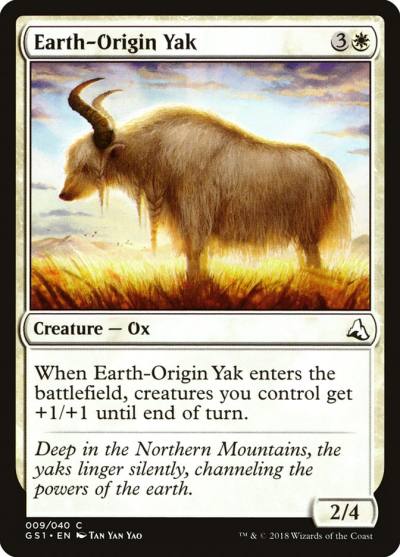 Earth-Origin Yak GS1-9 Global Series Jiang Yanggu & Mu Yanling Magic card