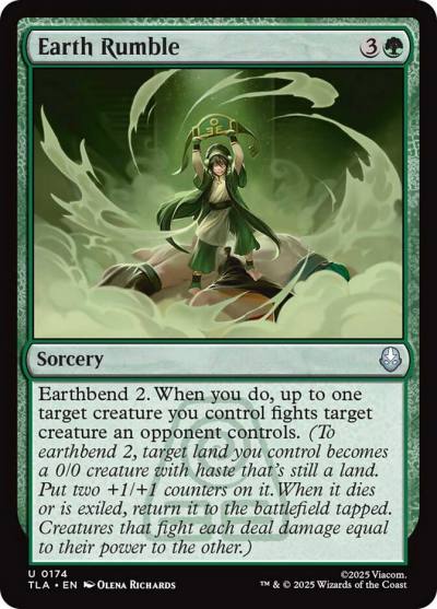 Earth Rumble TLA-174 Avatar: The Last Airbender Magic card