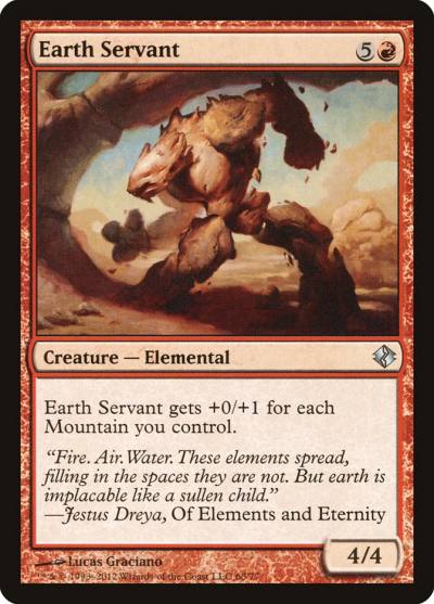 Earth Servant DDI-60 Duel Decks: Venser vs. Koth Magic card
