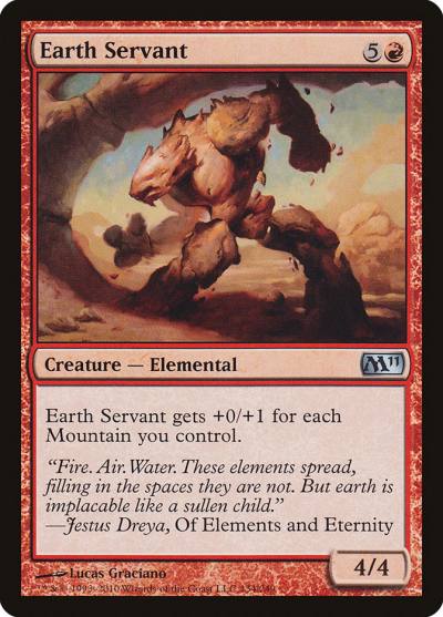 Earth Servant M11-134 Magic 2011 Magic card
