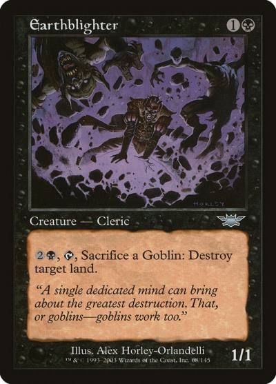 Earthblighter LGN-68 Legions Magic card