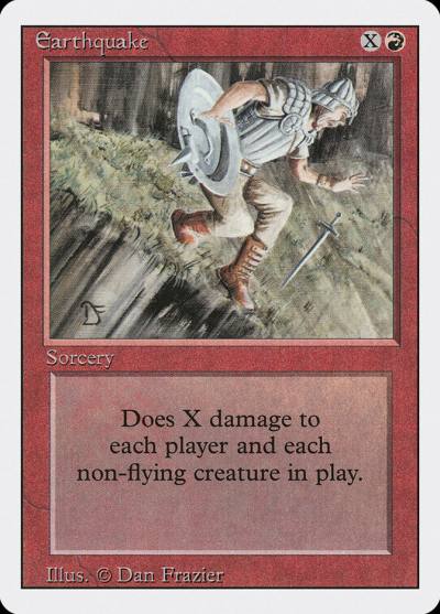 Earthquake 3ED-148 Revised Edition Magic card