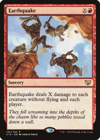 Earthquake C15-152 Commander 2015 Magic card