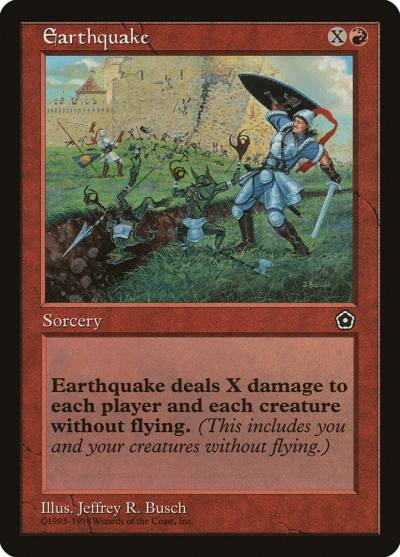 Earthquake P02-94 Portal Second Age Magic card