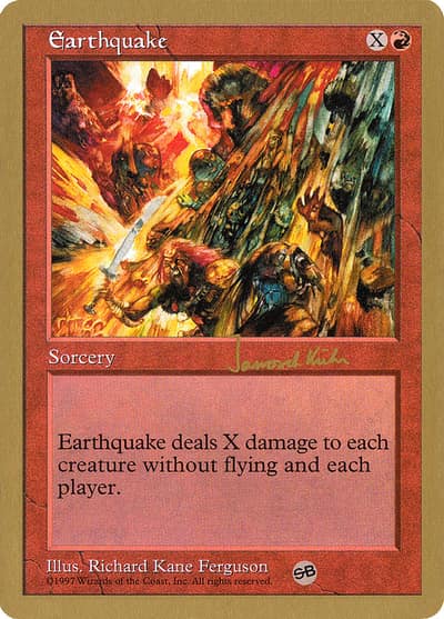 Earthquake WC97-JK223SB World Championship Decks 1997 Magic card