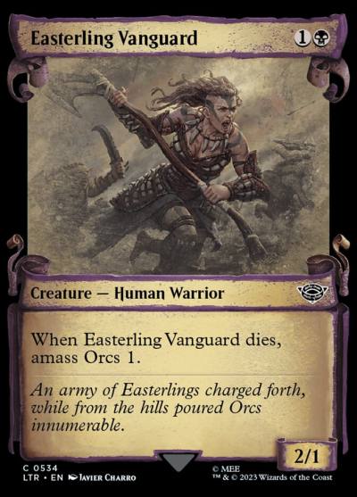 Easterling Vanguard LTR-534 The Lord of the Rings: Tales of Middle-earth Magic card