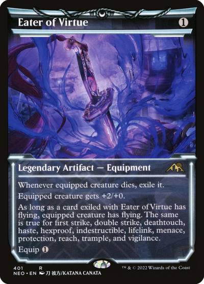 Eater of Virtue NEO-401 Kamigawa: Neon Dynasty Magic card