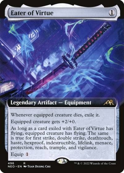 Eater of Virtue NEO-496 Kamigawa: Neon Dynasty Magic card